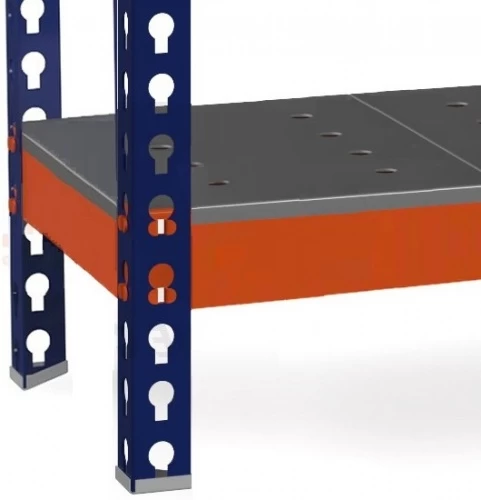 Стеллаж металлический Профи Т-130/1 (2500x1240x500) P/4