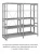 Стеллаж для одежды ТСУ 1/3 (2000х1060х600) П Стеллаж для одежды ТСУ 1/3 (2000х1060х600) П