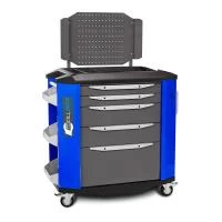 Тележка инструментальная ToollBox TBP-5 (синяя)